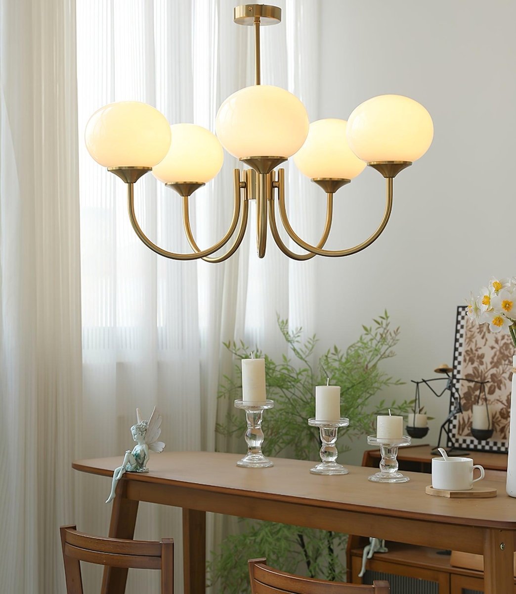 Lueur D'amour : Kronleuchter Aus Marshmallow au Design Moderne