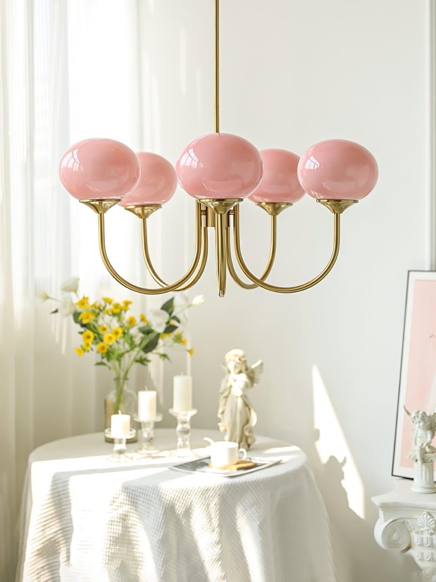 Lueur D'amour : Kronleuchter Aus Marshmallow au Design Moderne