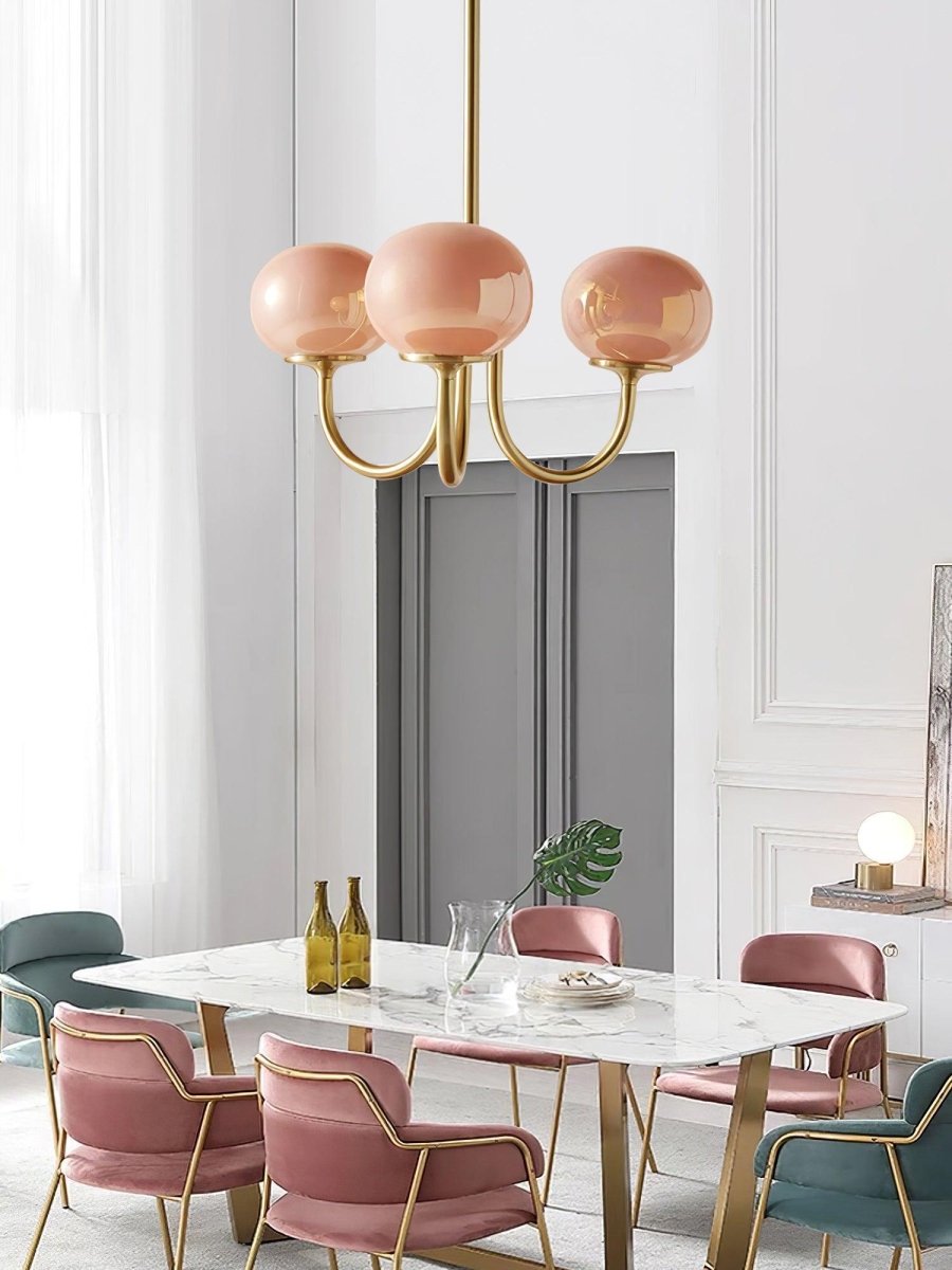 Lueur D'amour : Kronleuchter Aus Marshmallow au Design Moderne