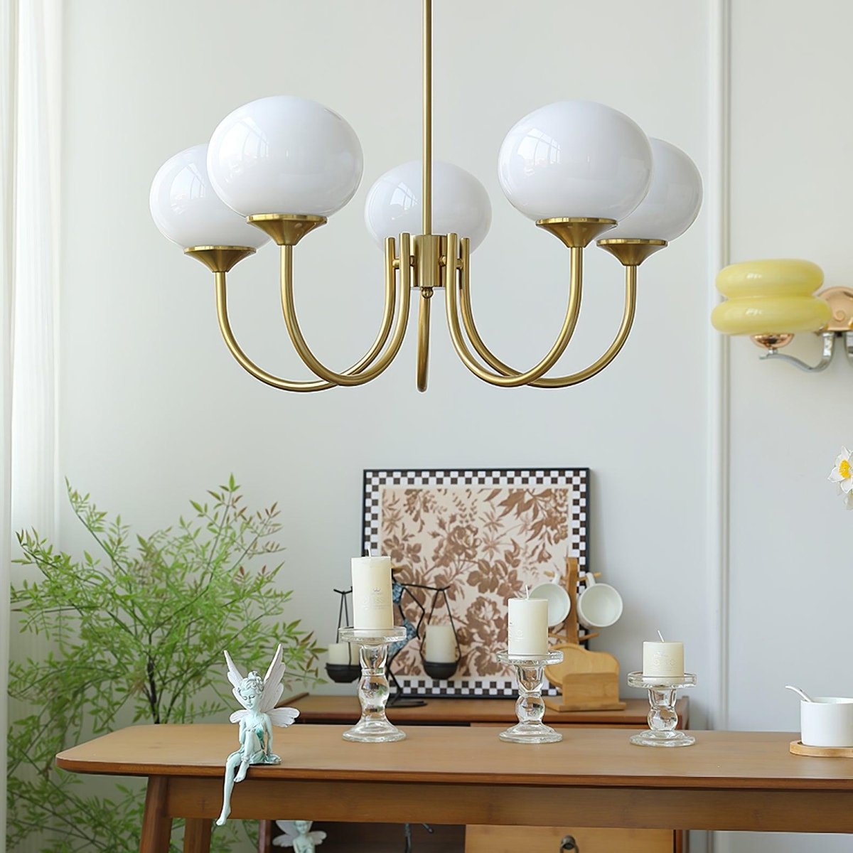 Lueur D'amour : Kronleuchter Aus Marshmallow au Design Moderne