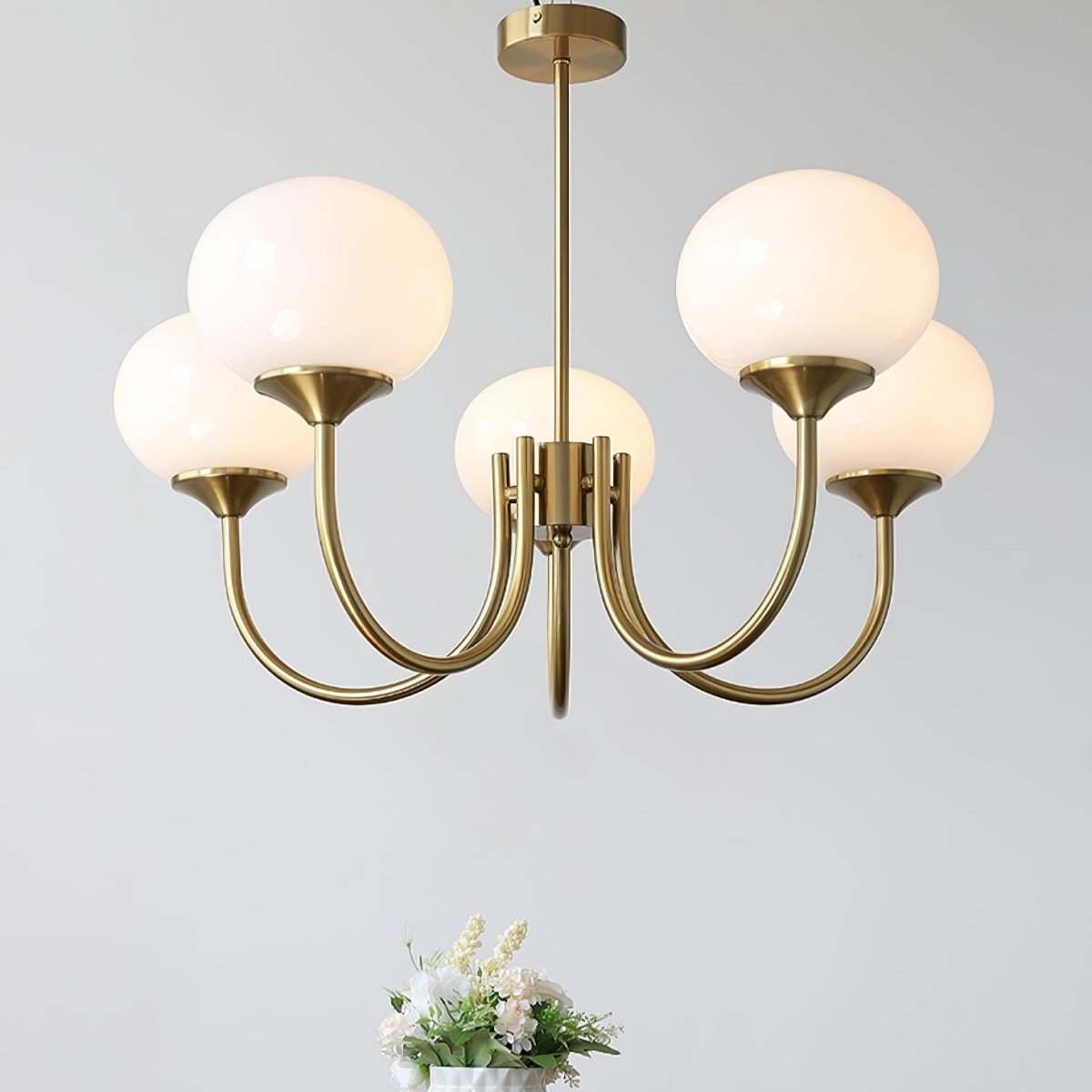 Lueur D'amour : Kronleuchter Aus Marshmallow au Design Moderne