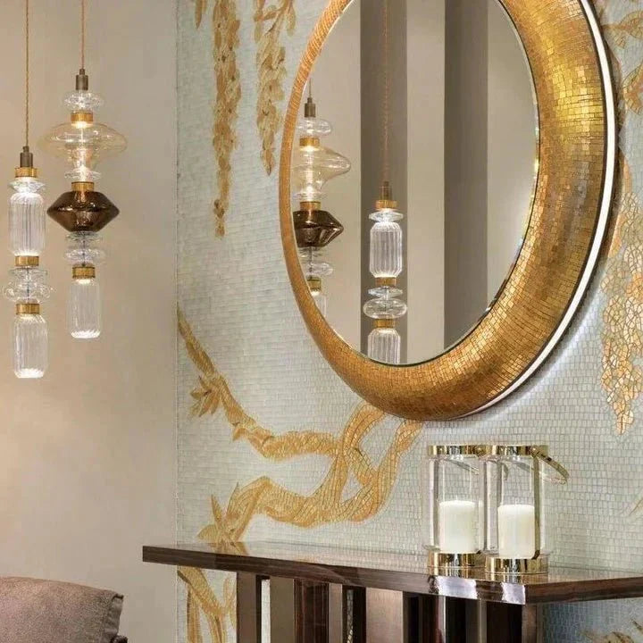 Apportez de la Magie avec notre Kunstglas Flaschen Hängeleuchte Unique