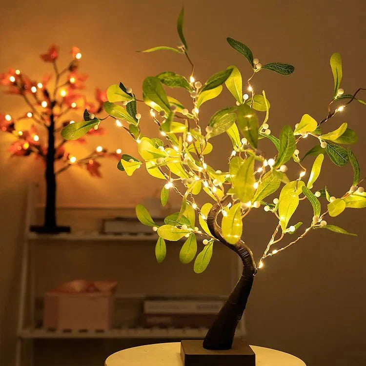 Lumières Magiques de Branches pour une Ambiance Naturelle Chaleureuse