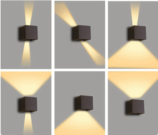 Laissez-vous Charmer par les Led Cube Wandlampen élégantes et Chaleureuses