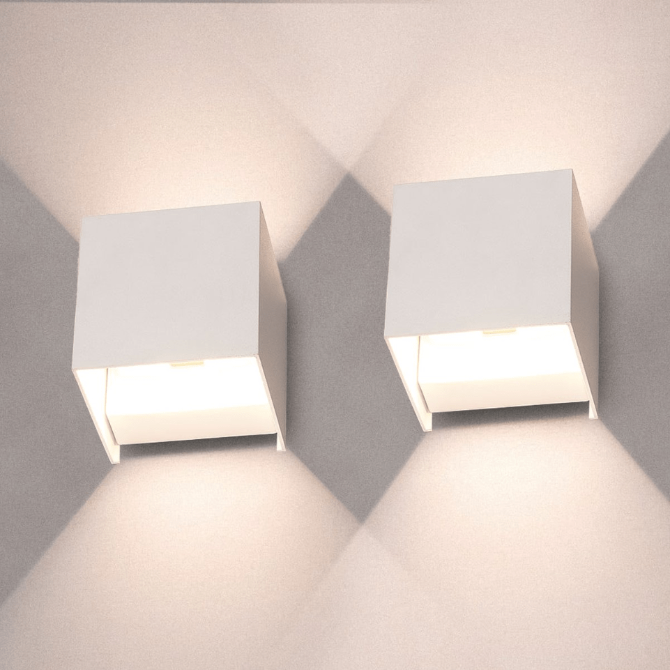 Laissez-vous Charmer par les Led Cube Wandlampen élégantes et Chaleureuses