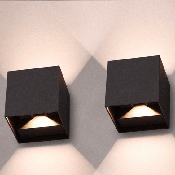 Laissez-vous Charmer par les Led Cube Wandlampen élégantes et Chaleureuses