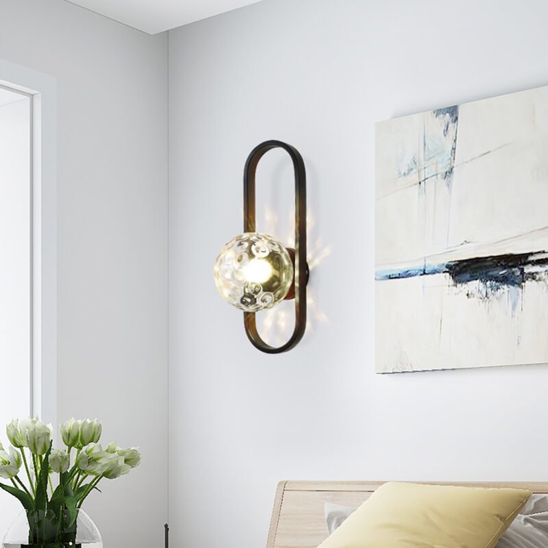 Éclairez votre Espace avec la Moderne Wandlampe à Glaskugel