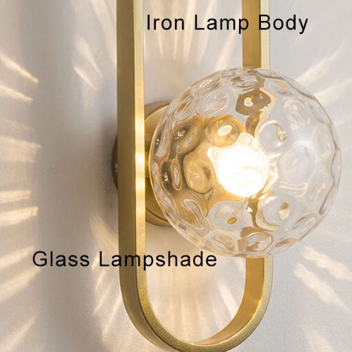 Éclairez votre Espace avec la Moderne Wandlampe à Glaskugel