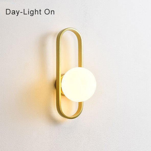 Éclairez votre Espace avec la Moderne Wandlampe à Glaskugel