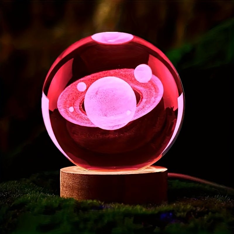 Lumisphere Nachtlampe Mit Holzsockel Für Eine Magievolle Atmosphäre