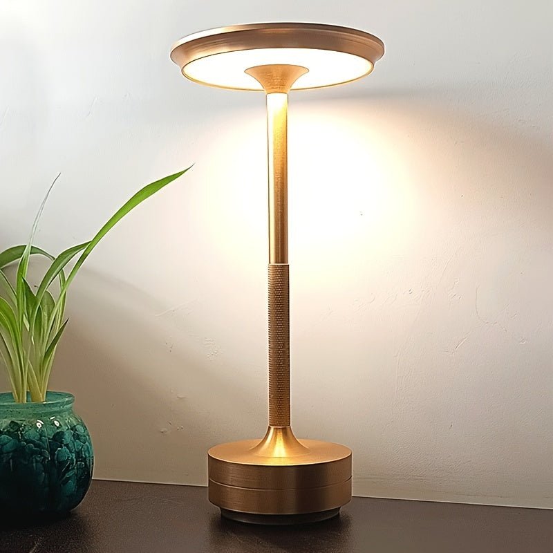 Lumitaf - Lampe de Table Moderne avec Touchsteuerung et Ambiance Leinillée