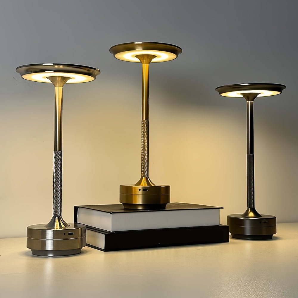 Lumitaf - Lampe de Table Moderne avec Touchsteuerung et Ambiance Leinillée