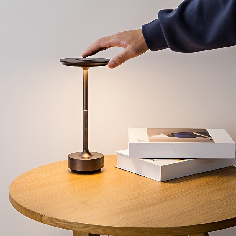 Lumitaf - Lampe de Table Moderne avec Touchsteuerung et Ambiance Leinillée