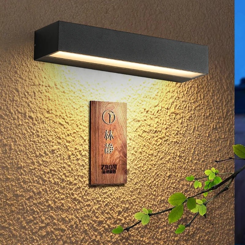 Lumiwall : éclairez avec Amour votre Extérieur Moderne et Accueillant