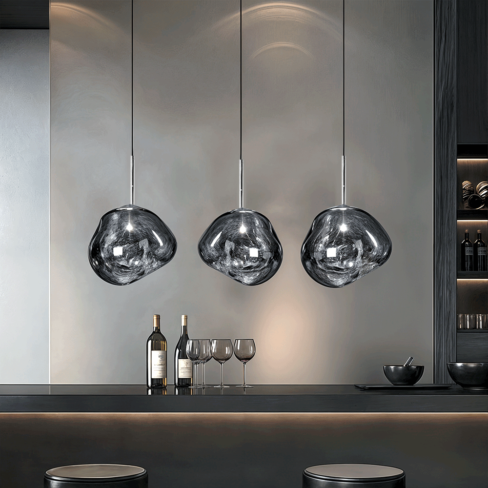 Éclairez avec Amour votre Espace Moderne avec la Luna Resin Pendelleuchte