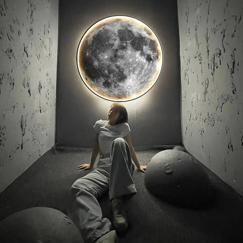 Laissez Lunalux Wandlampe Apporter la Magie de la Lune Chez
