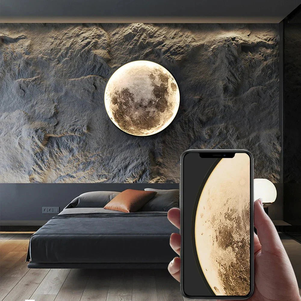 Laissez Lunalux Wandlampe Apporter la Magie de la Lune Chez