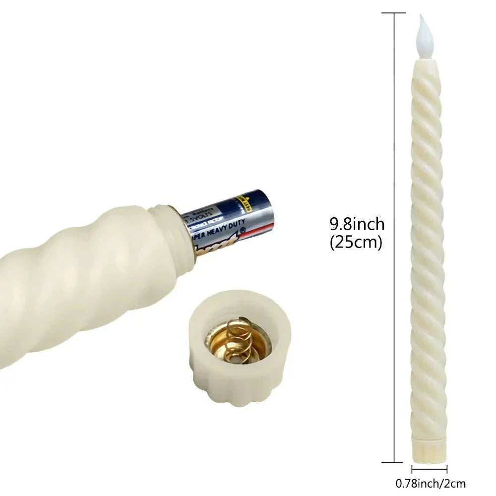 Bougies Led 3d pour Célébrer des Moments Spéciaux avec Flamme Vacillante
