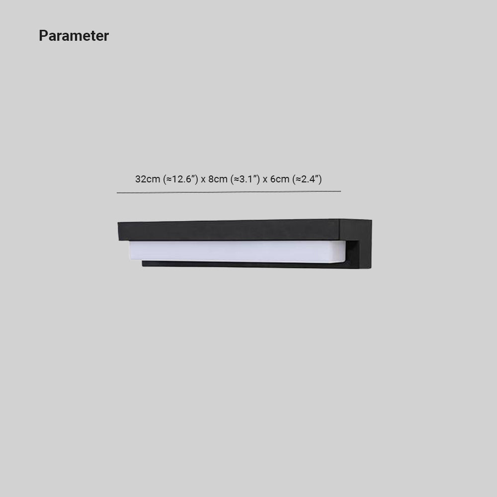 Éclairez votre Extérieur avec la Solar-linear Acryl Außenwandleuchte