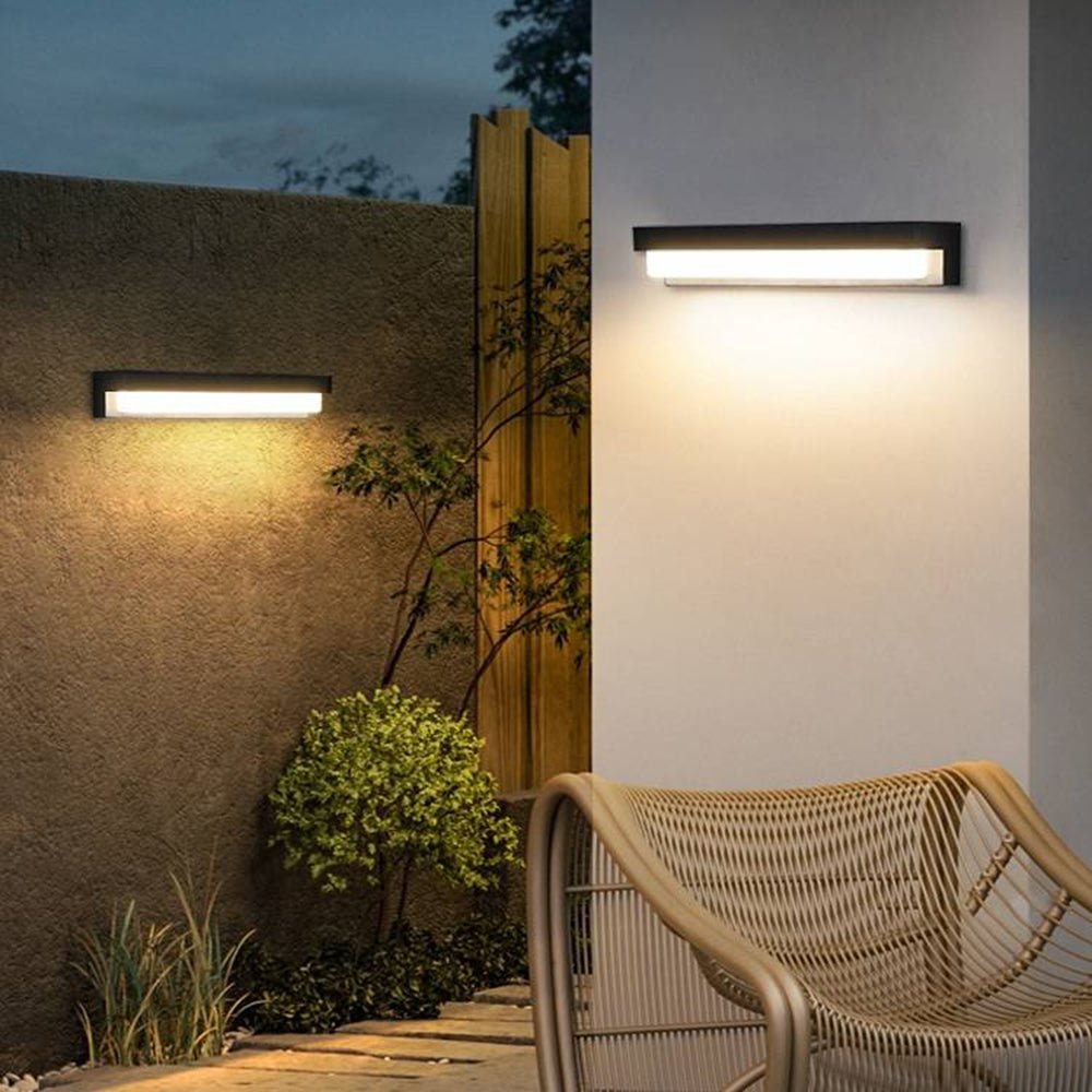 Éclairez votre Extérieur avec la Solar-linear Acryl Außenwandleuchte