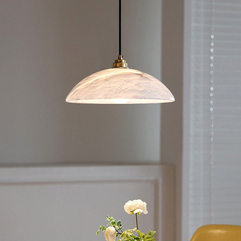 Illuminez votre Chez-vous avec la Belle Alabaster Kuppel Hängeleuchte