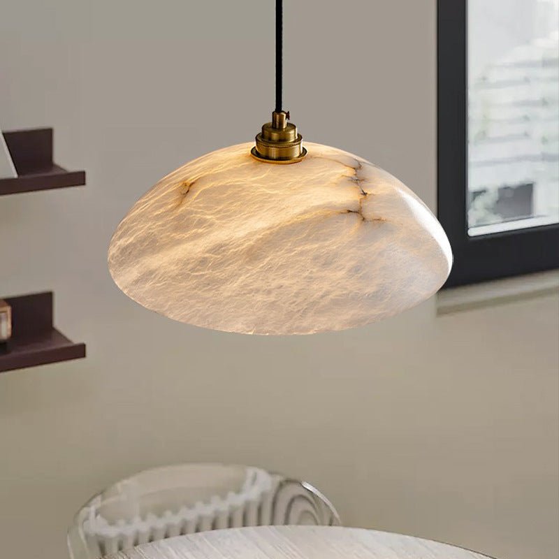 Illuminez votre Chez-vous avec la Belle Alabaster Kuppel Hängeleuchte