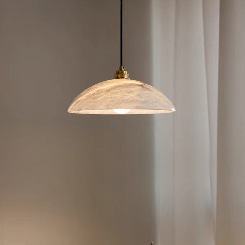 Illuminez votre Chez-vous avec la Belle Alabaster Kuppel Hängeleuchte