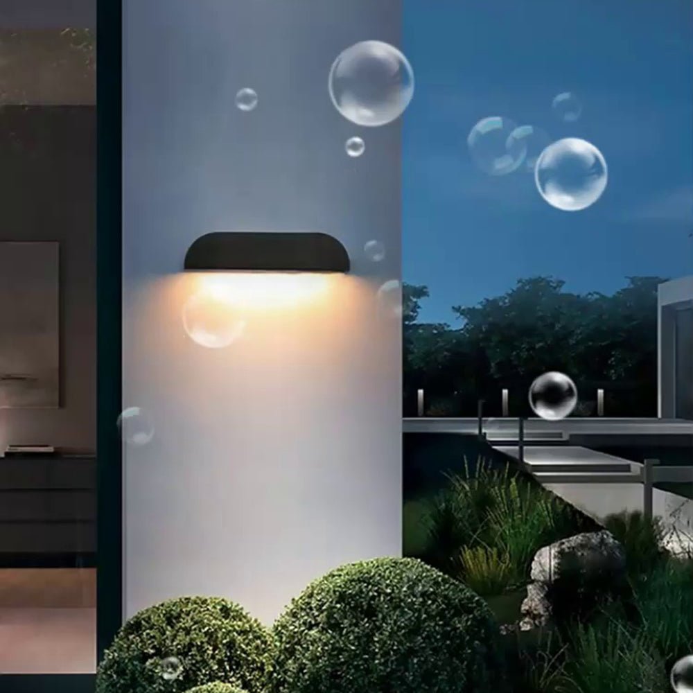 Illuminez avec Amour votre Espace Extérieur Grâce à la Halb-elliptische Stein Außenwandleuchte
