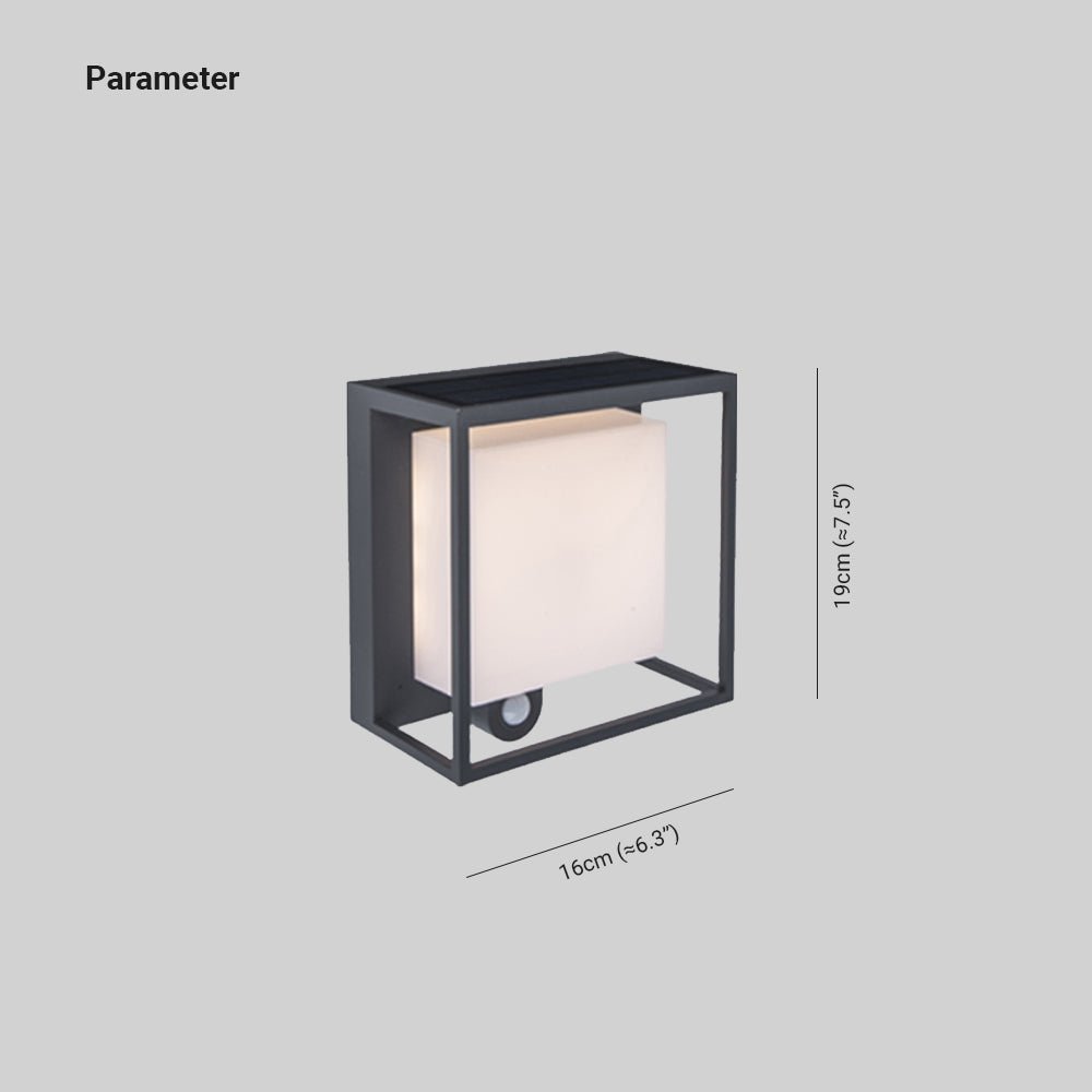 Apportez de la Lumière avec notre Lampe Murale Solaire à Capteur