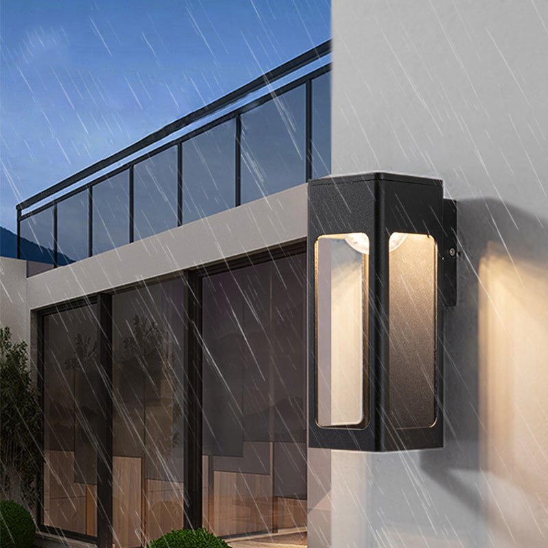 Éclairez votre Extérieur avec une Lampe Murale Géométrique Moderne pour la Installation