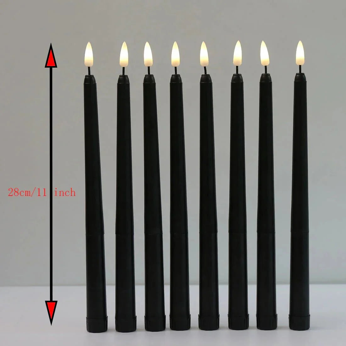 Charmes D'halloween avec les Schwarze Led-kerzen Nightfall