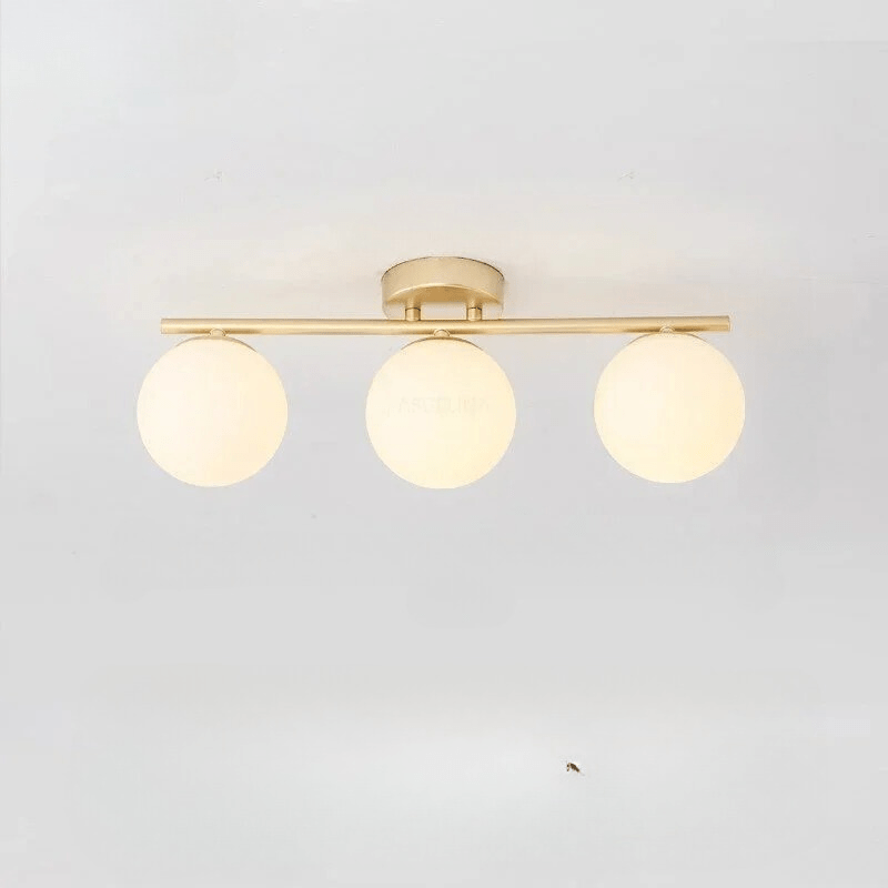 Lampadaire Led en Verre, élégance Dorée pour votre Intérieur Chaleureux
