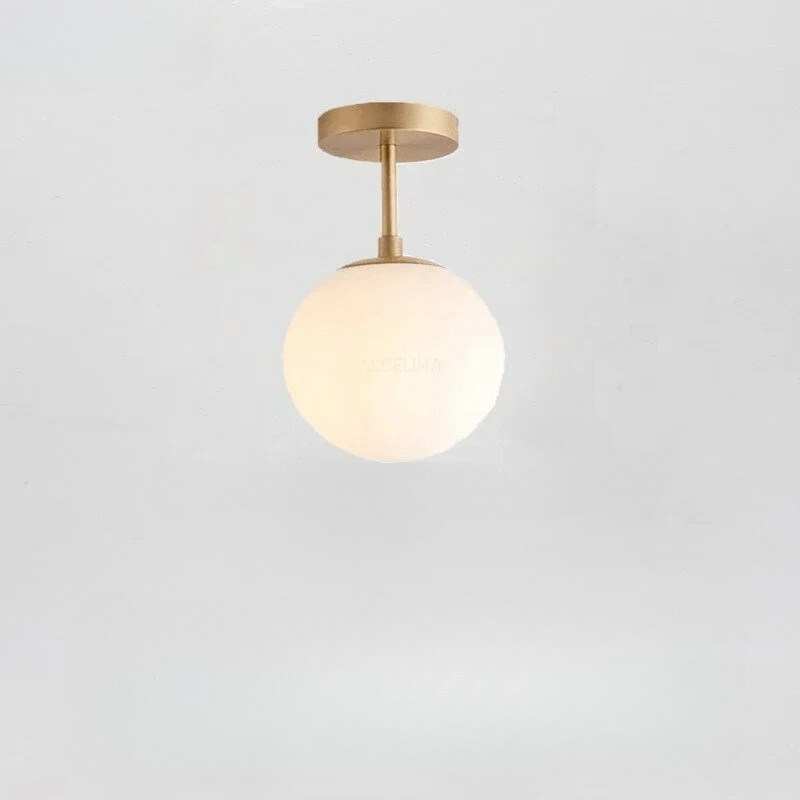 Lampadaire Led en Verre, élégance Dorée pour votre Intérieur Chaleureux