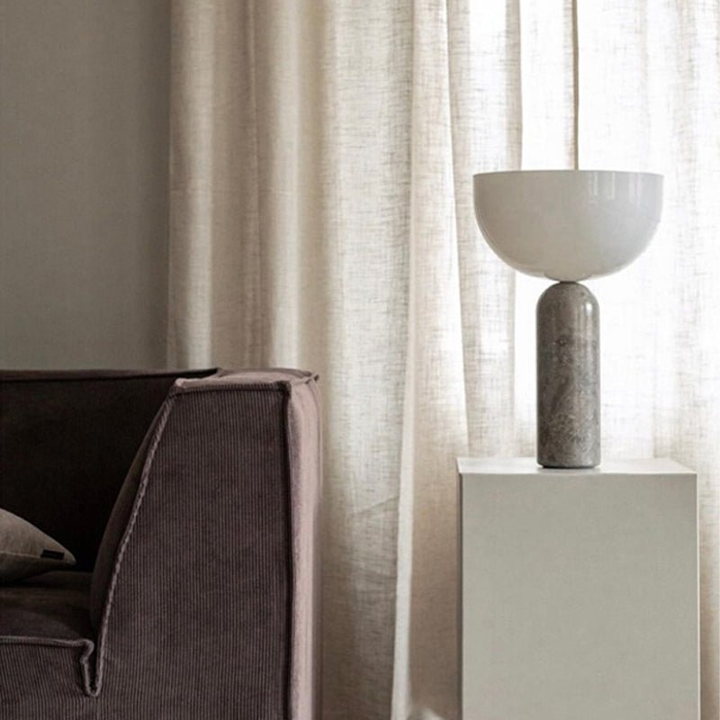 Illuminatez votre Espace avec la Beauté de la Lampe Raja en Marbre