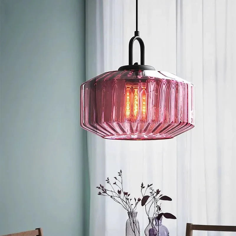 Éclairez votre Espace avec Cette Hängelampe Nordic Retro Glazen élégante