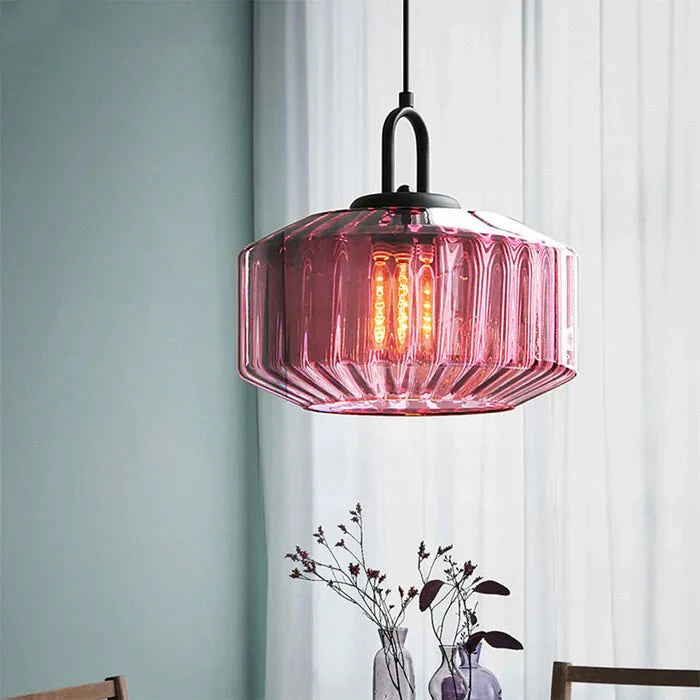 Éclairez votre Espace avec Cette Hängelampe Nordic Retro Glazen élégante