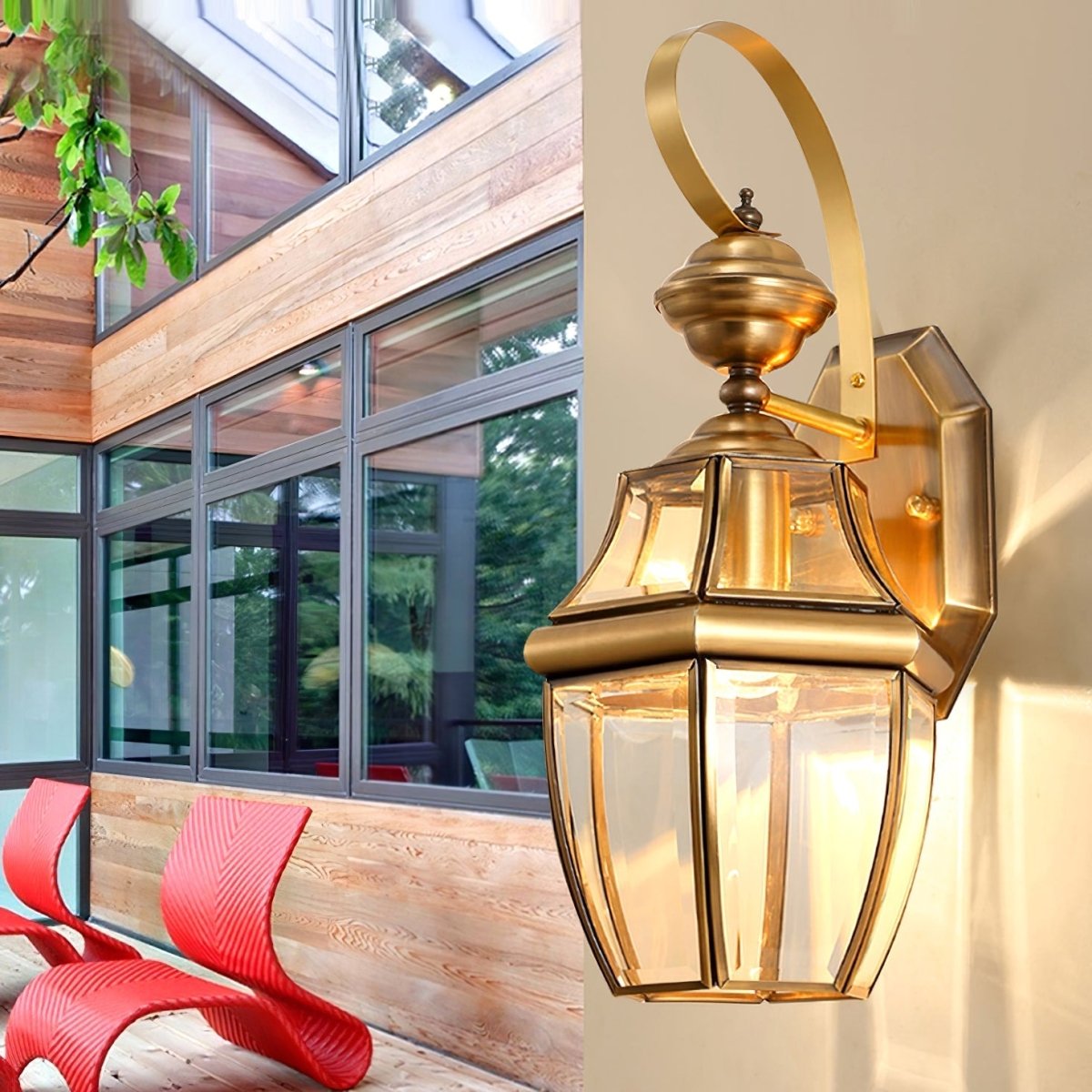 Éclairez votre Extérieur avec la Lampe Murale Retro Newbury élégante