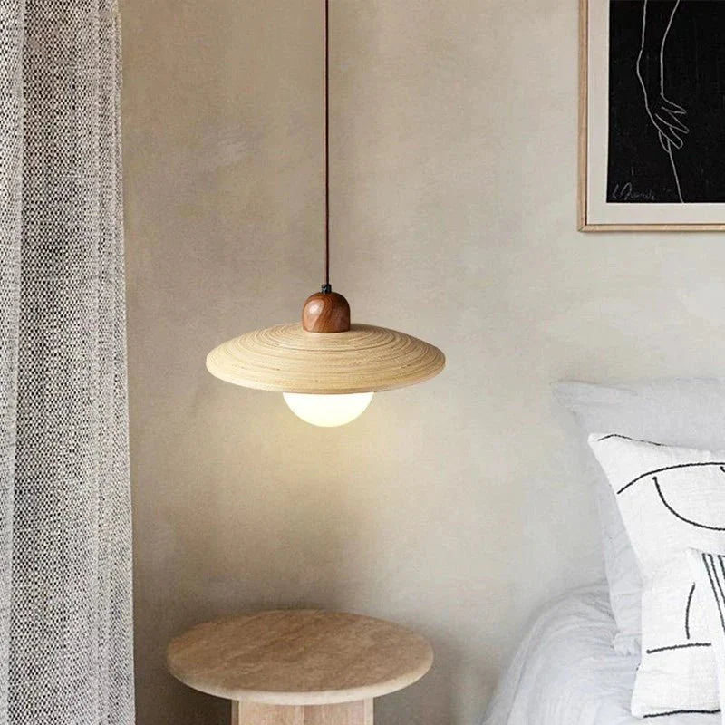 Éclairez votre Espace avec notre Hängeleuchte en Bambou Nordic Retro