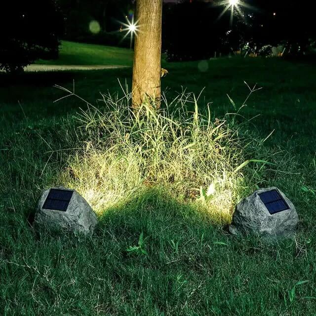 Illuminez votre Jardin avec la Solarleuchte Rocky Light qui S'intègre Parfaitement