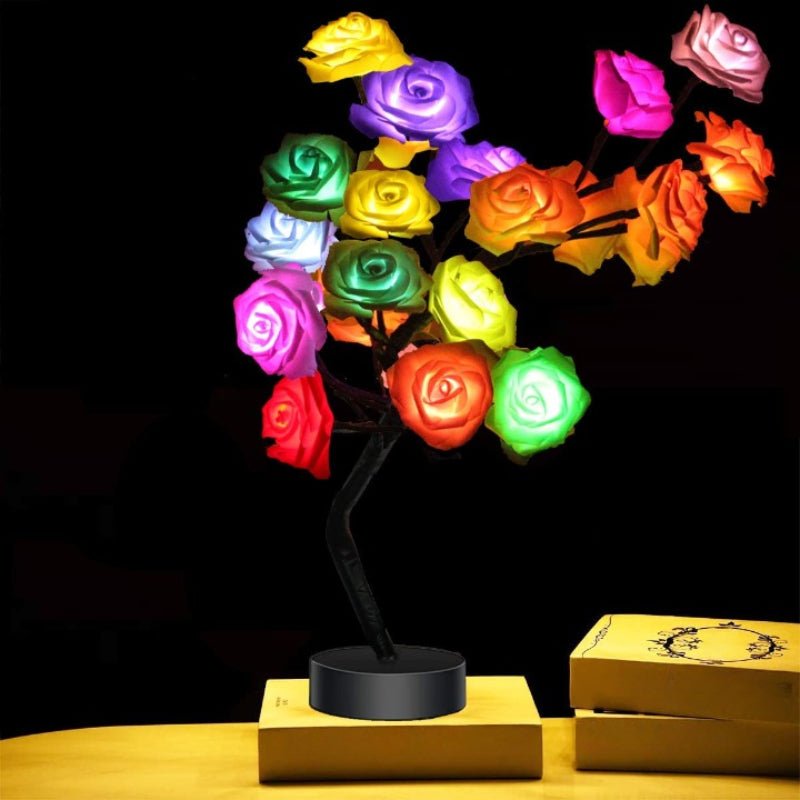 Lampe de Table Rose Flower pour une Touche D'élégance Chaleureuse