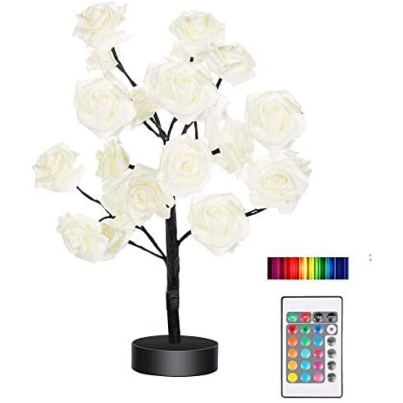 Lampe de Table Rose Flower pour une Touche D'élégance Chaleureuse