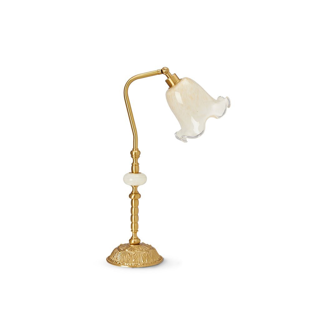 Lampe Rose au Design Vintage et élégant en Laiton Massif