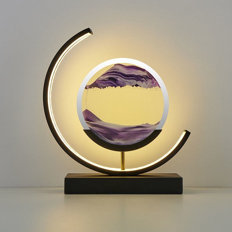 Lampe D'intérieur avec Sable Coloré et Fascinante 3d Dynamisme