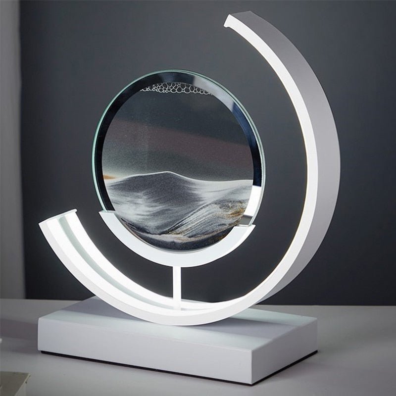 Lampe D'intérieur avec Sable Coloré et Fascinante 3d Dynamisme