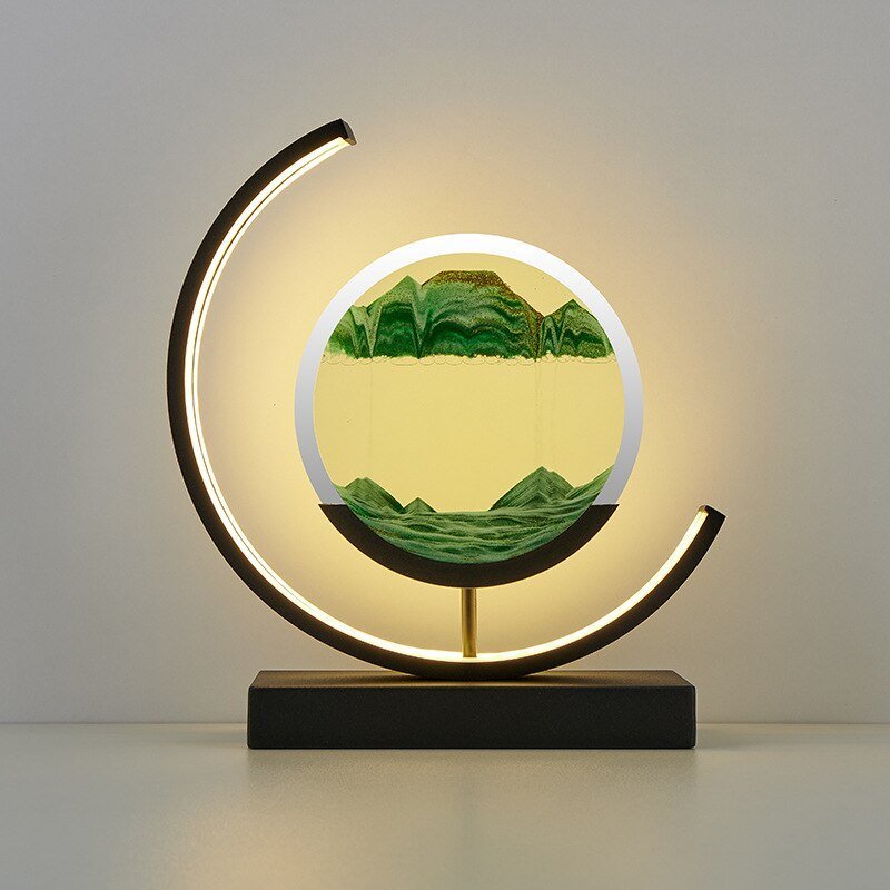 Lampe D'intérieur avec Sable Coloré et Fascinante 3d Dynamisme
