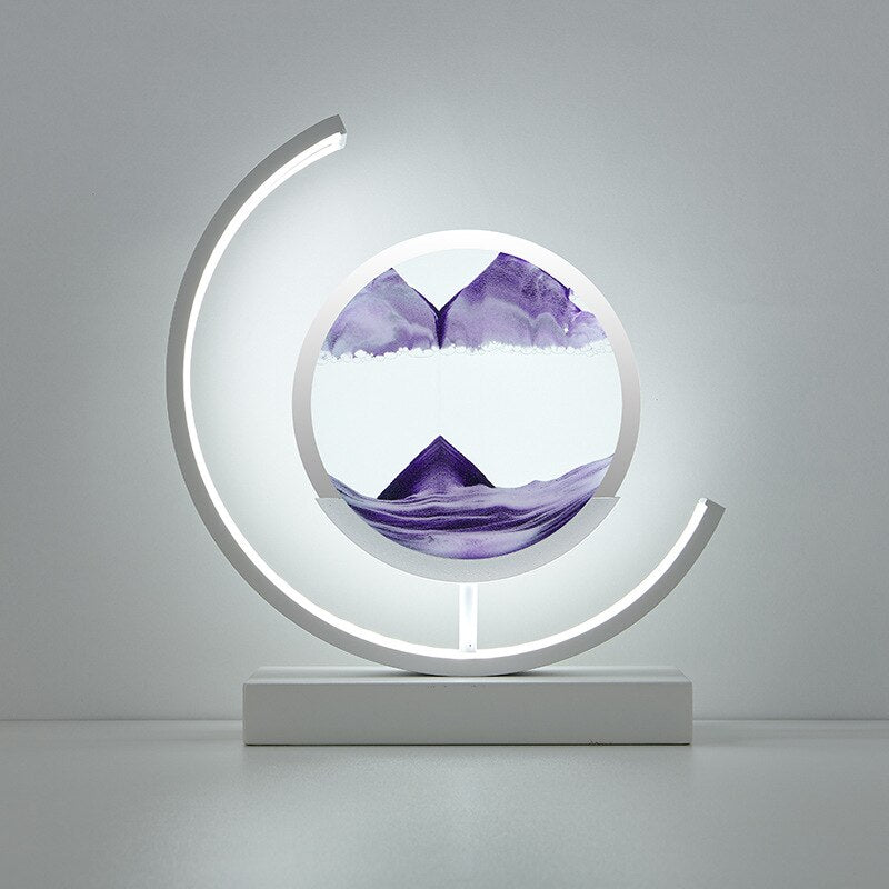 Lampe D'intérieur avec Sable Coloré et Fascinante 3d Dynamisme