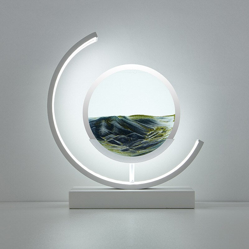Lampe D'intérieur avec Sable Coloré et Fascinante 3d Dynamisme