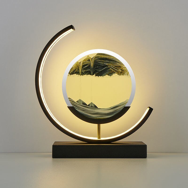 Lampe D'intérieur avec Sable Coloré et Fascinante 3d Dynamisme