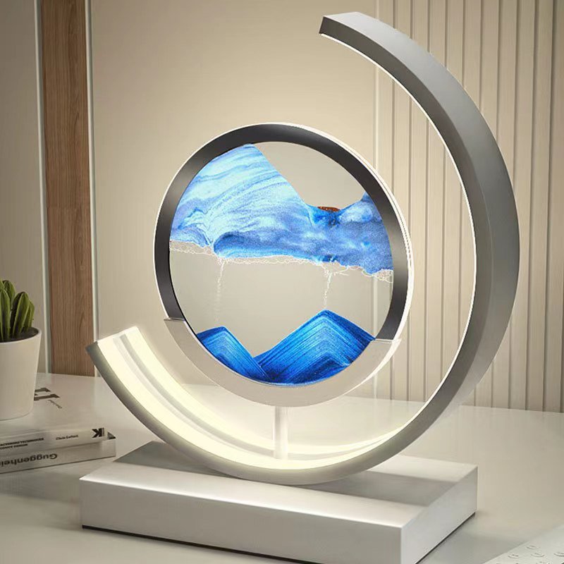 Lampe D'intérieur avec Sable Coloré et Fascinante 3d Dynamisme
