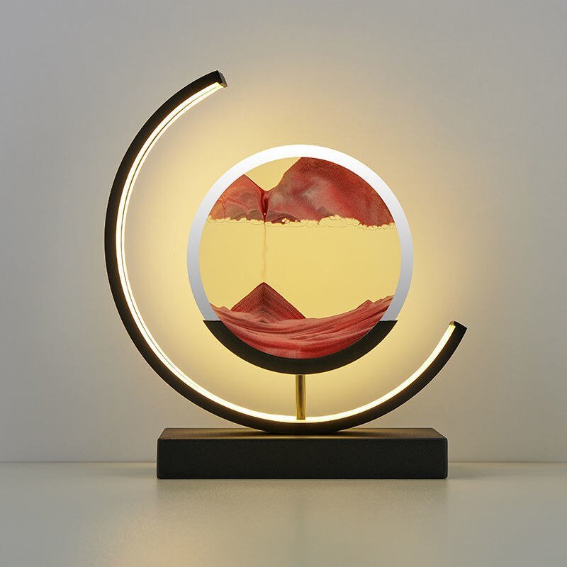 Lampe D'intérieur avec Sable Coloré et Fascinante 3d Dynamisme